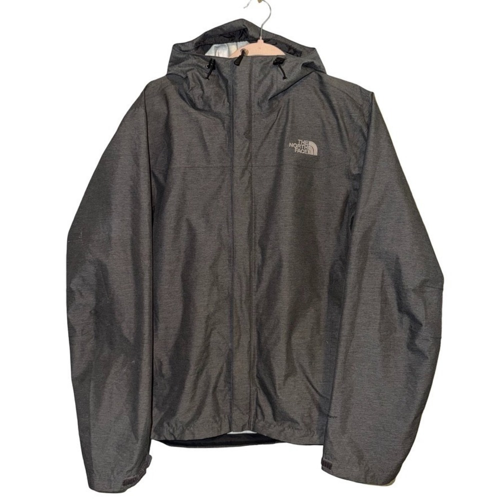 The North Face Venture 2 hooded rain jacket. Men's Medium. Heather Grey